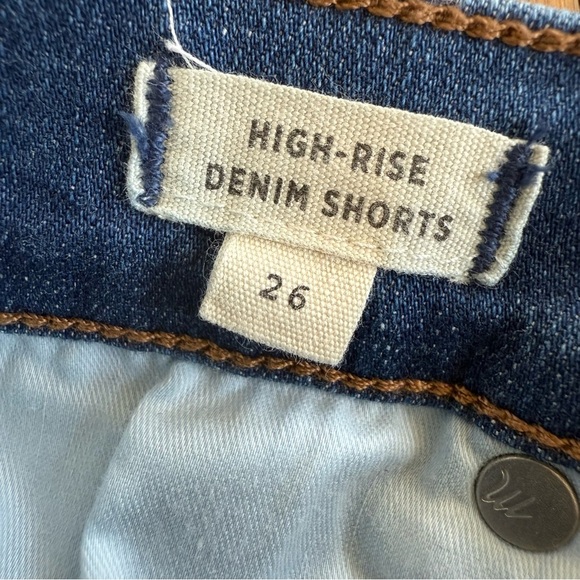 Madewell Women’s High Rise Button Front Denim Shorts Size 26 - Picture 9 of 9